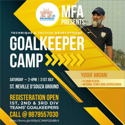 Read more about the article Mumbai Football Association Goalkeeper Camp.