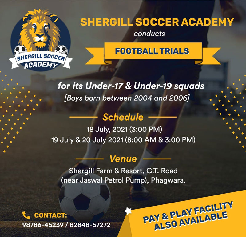 Read more about the article Shergill Soccer Academy, Punjab Trials