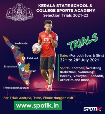 Read more about the article Kerala State School & college Sports Hostel Selection Trials