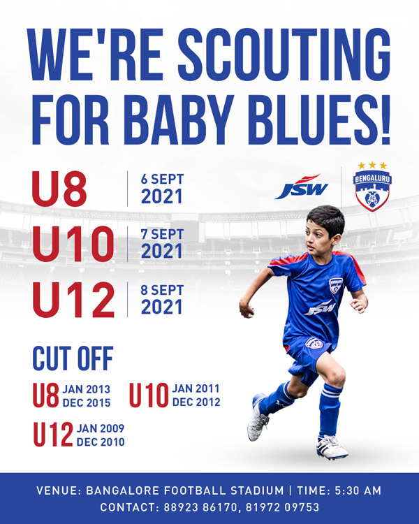 Read more about the article Bengaluru FC scouting U8, U10 and U12.