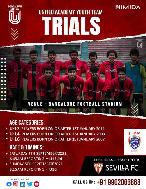 You are currently viewing FC Bengaluru United Youth Team Trials