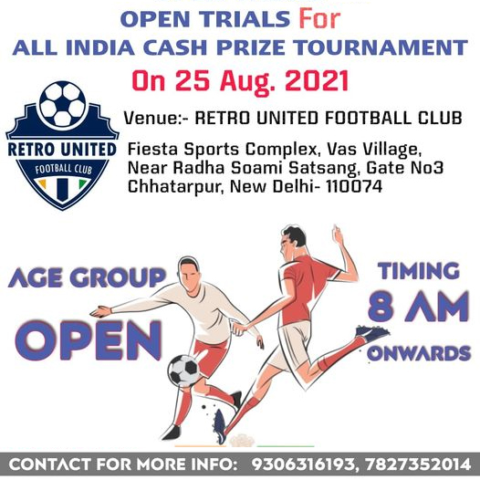 You are currently viewing Retro United FC Football Tournament, New Delhi