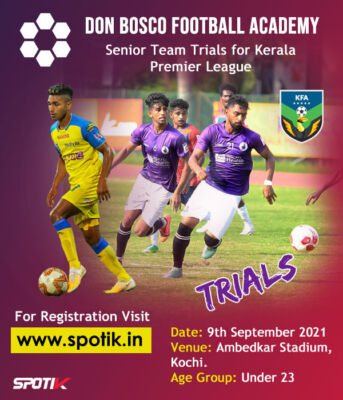 Read more about the article DON BOSCO Football Academy Trials, Kerala