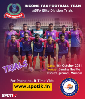 Read more about the article Income Tax Football Team Trials, Mumbai