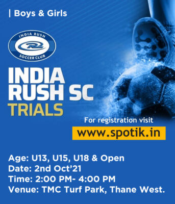 Read more about the article India Rush SC Trials, Thane