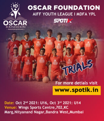 Read more about the article OSCAR Foundation Football Trials, Mumbai