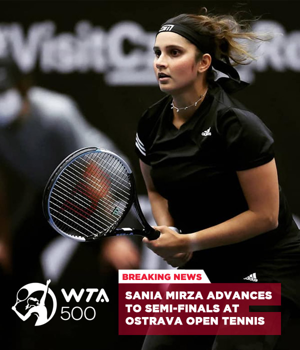 Read more about the article Sania Mirza advances to semi-finals at Ostrava Open tennis.
