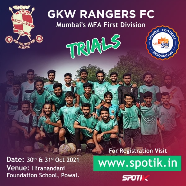 You are currently viewing GKW Rangers FC Mumbai Trials