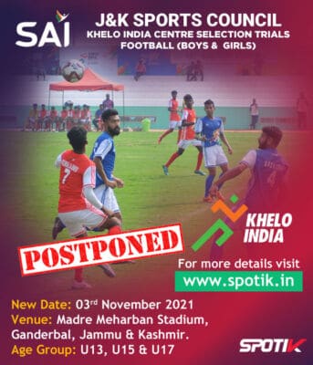 Read more about the article Selection Trials in Football for Khelo India Centre Ganderbal, J&K