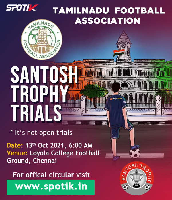 You are currently viewing Tamilnadu Santosh Trophy Section Trials