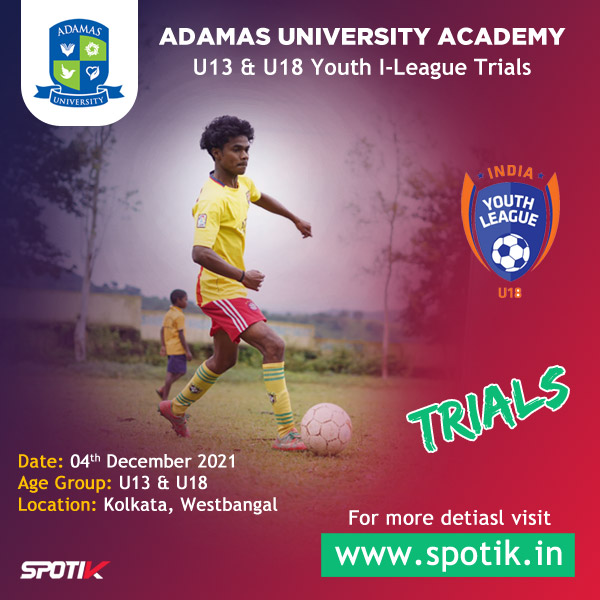 Read more about the article ADAMAS University Football Academy Trials, Kolkata