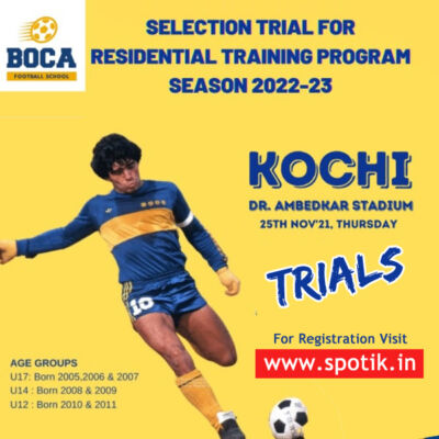 Read more about the article Boca Juniors Football School India, Kochi Trials