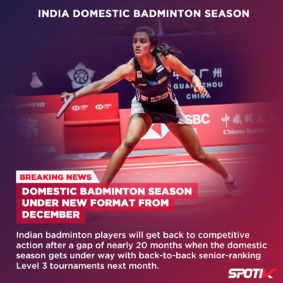 Read more about the article New look domestic badminton season from December 2021.