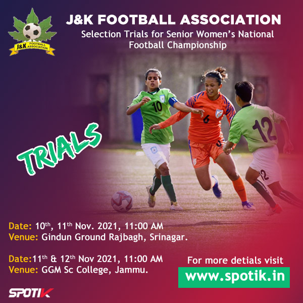 Read more about the article J&K Selection Trials for Senior Women’s National Football Championship