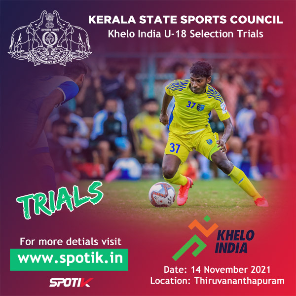 Khelo India U-18 Kerala Football Team Selection Trials