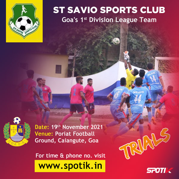 Read more about the article St. Savio Sports Club Trials, Goa