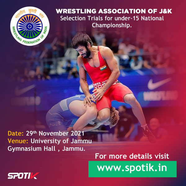 Read more about the article Wrestling Association of Jammu and Kashmir Selection Trials