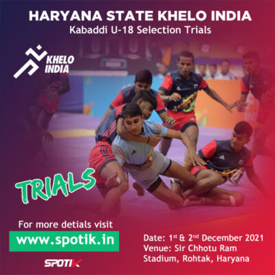 Read more about the article Haryana State Khelo India Kabaddi U18 Selection Trials –  date updated