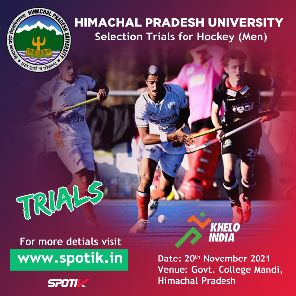 Read more about the article Himachal Pradesh University  Hockey Selection Trials