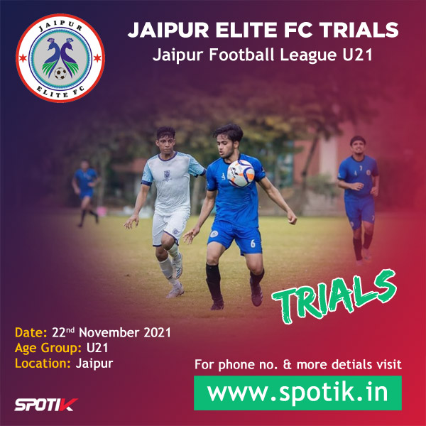 You are currently viewing Jaipur Elite FC Trials, Rajasthan