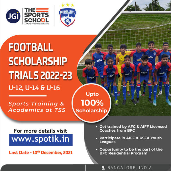 Read more about the article Bengaluru FC National Scholarship Program by The Sports School