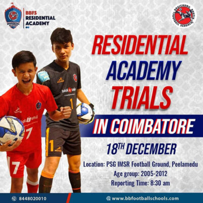 Read more about the article Bhaichung Bhutia Football Schools Coimbatore Trials