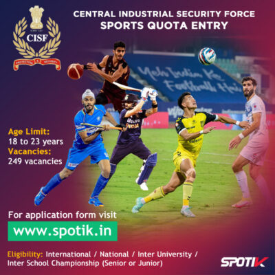 Read more about the article Central Industrial Security Force Sports Quota Recruitment 2022