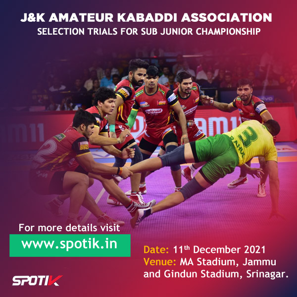 Read more about the article Sub Junior Kabaddi Selection Trials, J&K