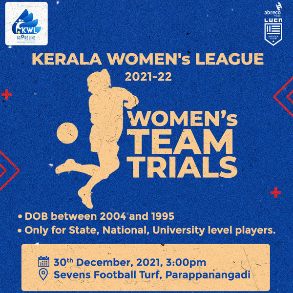 You are currently viewing Luca Soccer Club Women’s Team Trials, Kerala