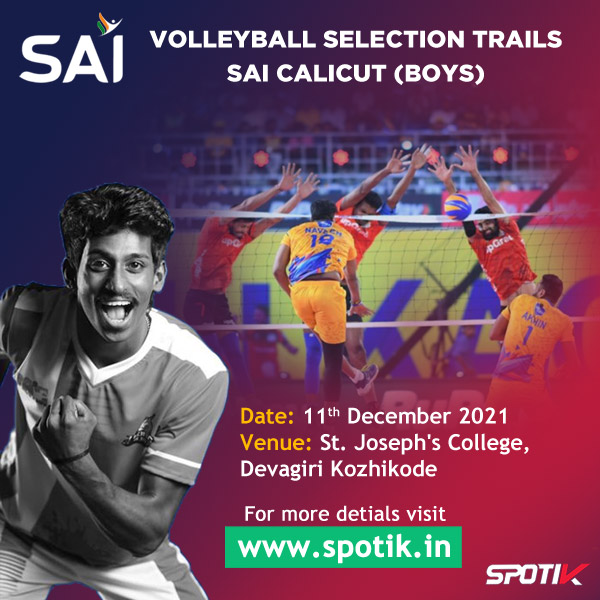 Read more about the article SAI Calicut  Volleyball Selection Trails