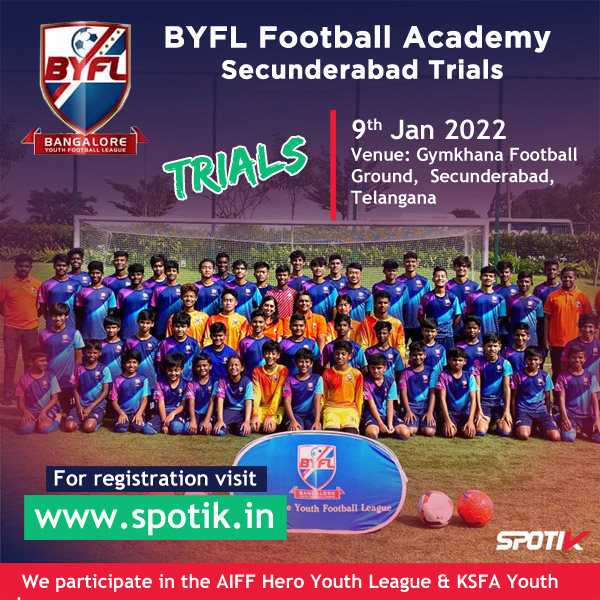 Read more about the article Bangalore Youth Football League  Trials, Secunderabad.