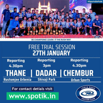Read more about the article India Rush Soccer Club Mumbai Trials