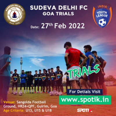 Read more about the article Sudeva Delhi FC Football Trials, Goa.