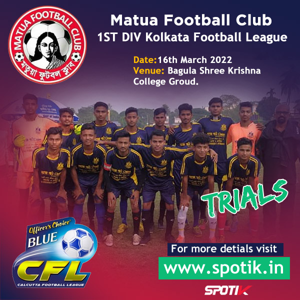 You are currently viewing Matua Football Club Trials, Kolkata.