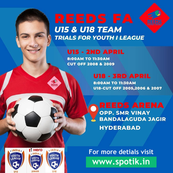 You are currently viewing REEDS Football Academy Trials, Hyderaba