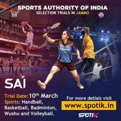 Read more about the article Sports Authority of India Selection Trials, Jammu.