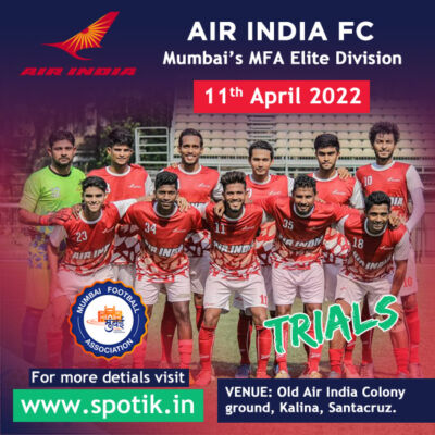 Read more about the article Air India FC Senior Team Trials for MFA Elite League.