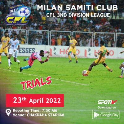 Read more about the article Milan Samiti Club Trials, Kolkata.