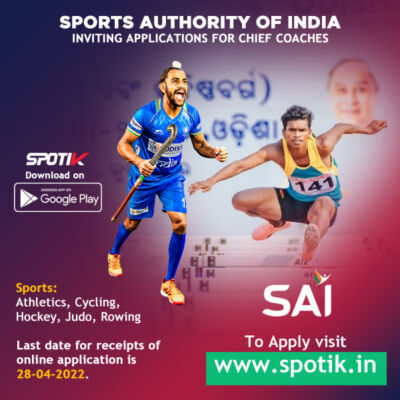 Read more about the article Sports Authority of India Hiring Chief Coaches.