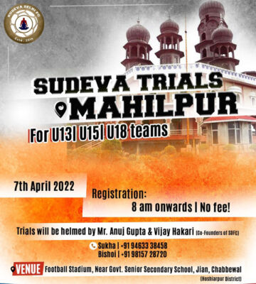 Read more about the article Sudeva FC Trials, Mahilpur
