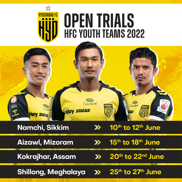 Read more about the article Hyderabad FC North-East Youth Trials.