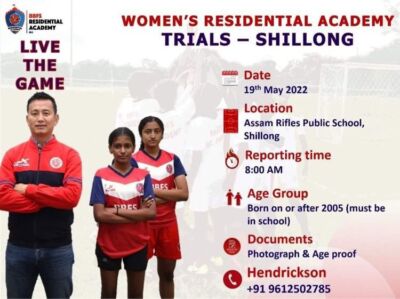 Read more about the article Indian Women League Trials, Shillong