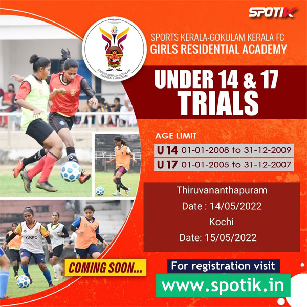 You are currently viewing Sports Kerala – Gokulam Kerala FC Girls Academy Trials