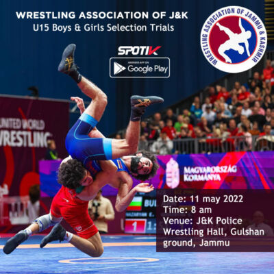 Read more about the article Wrestling Association of J&K U15 Selection Trials.