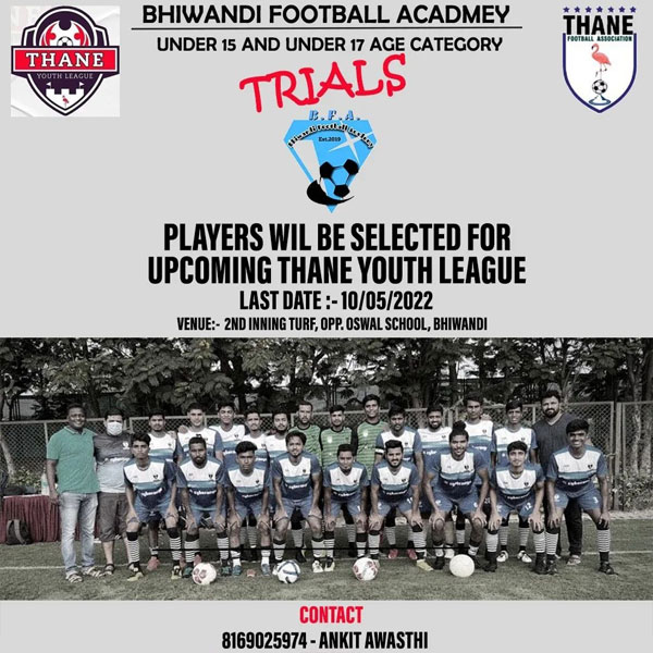 You are currently viewing Bhiwandi Football Academy Trials, Thane