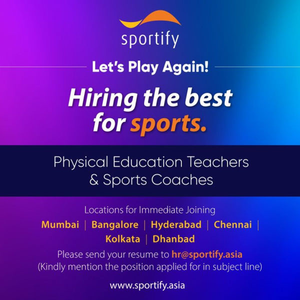 Read more about the article Sportify Hiring Physical Education Teachers & Sports Coaches.