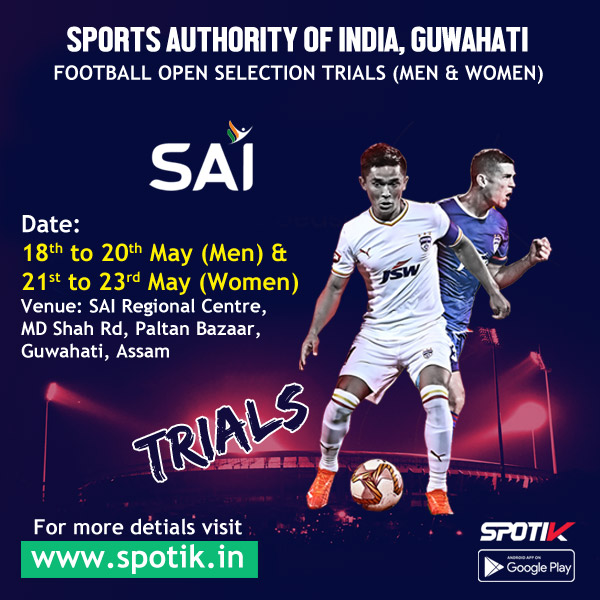 You are currently viewing Sports Authority of India Football Open Selection Trial, Guwahati