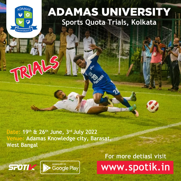 Read more about the article ADAMAS University Sports Quota Trials, Kolkata.