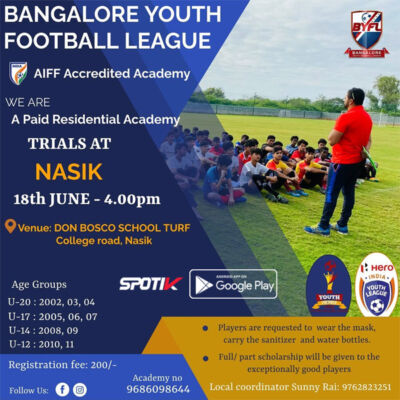 Read more about the article BYFL Academy Trials, Nasik