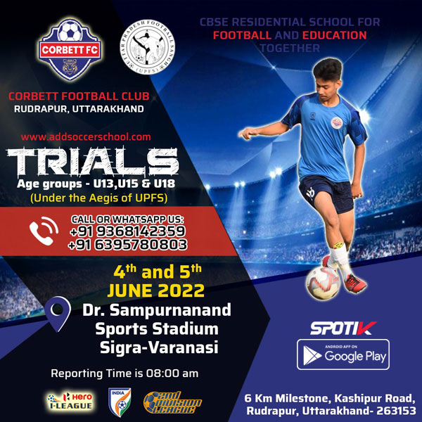 Read more about the article Corbett FC Residential Football School Trials, Varanasi